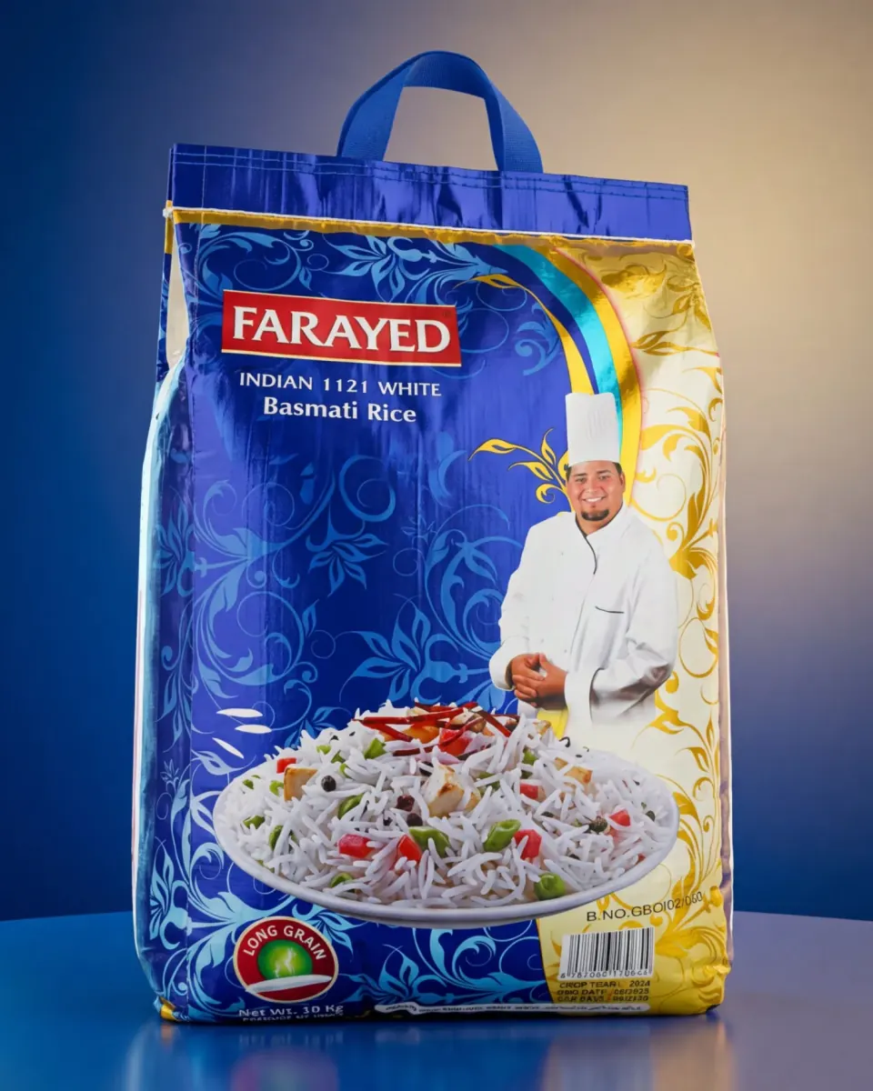 Indian 1121 White Basmati Rice by Farayed
